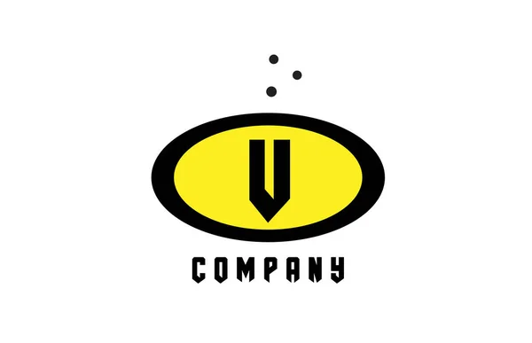 Elipse Alfabeto Logotipo Letra Negrito Com Pontos Design Modelo Criativo — Vetor de Stock