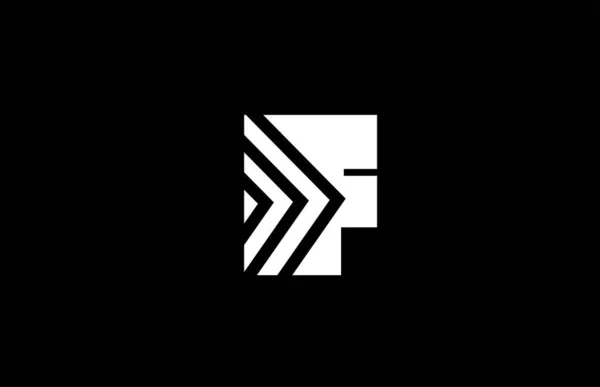 Alfabetet Bokstav Logotyp Ikon Design Med Geometriska Linjer Kreativ Mall — Stock vektor
