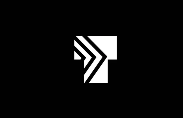 Alfabetet Bokstav Logotyp Ikon Design Med Geometriska Linjer Kreativ Mall — Stock vektor