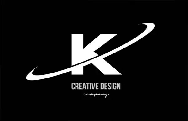 Černobílé Abecední Logo Písmene Velkým Švábem Firemní Kreativní Šablona Design — Stockový vektor