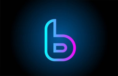 Pembe çizgi 6 numara logo ikonu tasarımı. Şirket ve iş için yaratıcı şablon