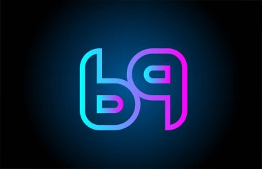 Pembe çizgi 69 numara logo tasarımı. Şirket ve iş için yaratıcı şablon