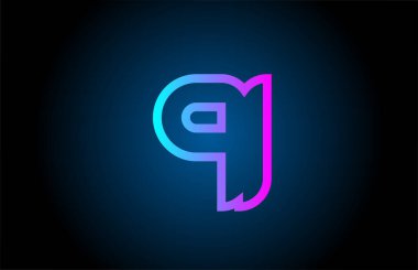 Pembe çizgi 91 numara logo ikonu tasarımı. Şirket ve iş için yaratıcı şablon