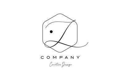 Çokgen nokta ve siyah beyaz renkli L logo simgesi tasarımı. Şirket ve iş için yaratıcı şablon