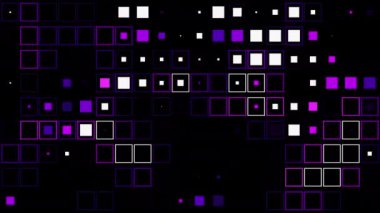 Sahne, dijital görsel animasyon yaratıyor. Başlıklarda, sunumlarda veya VJ kullanımında kullanmak için ideal döngüsüz renksiz geometrik patlayıcı etkisi görüntüsü. 