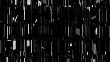 Stripe pattern digital visual animation. Looped seamless abstract colored geometric explosive effect footage ideal for use in titles, presentations or for VJ use. 