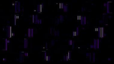 Led neons digital visual animation. Looped seamless abstract colored geometric explosive effect footage ideal for use in titles, presentations or for VJ use. 