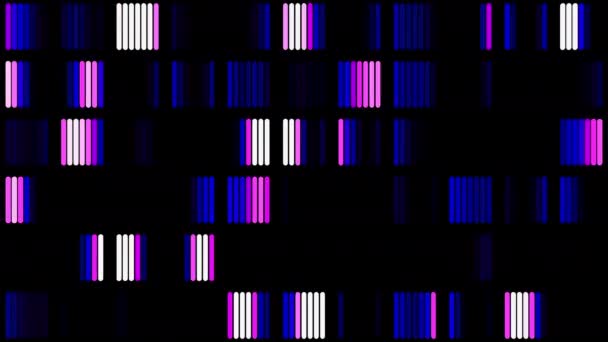 Leed Neons Digital Visual Animation Looped Seamless Abstrak Berwarna Geometrik — Stok Video