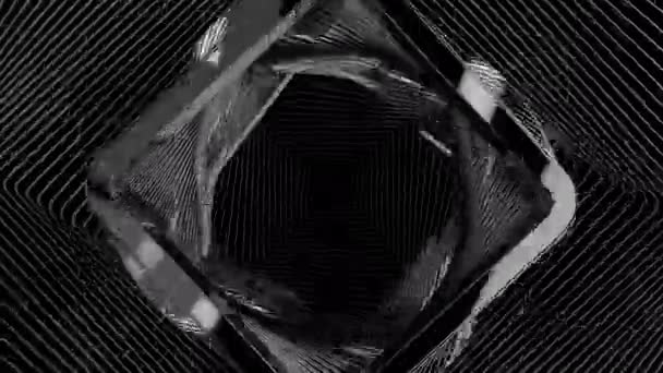 Hypno Neón Animación Visual Digital Imágenes Efectos Explosivos Geométricos Abstractos — Vídeos de Stock