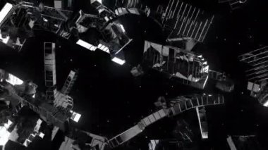 Tepki dijital görsel animasyonu yendi. Başlıklarda, sunumlarda veya VJ kullanımında kullanmak için ideal döngüsüz renksiz geometrik patlayıcı etkisi görüntüsü. 