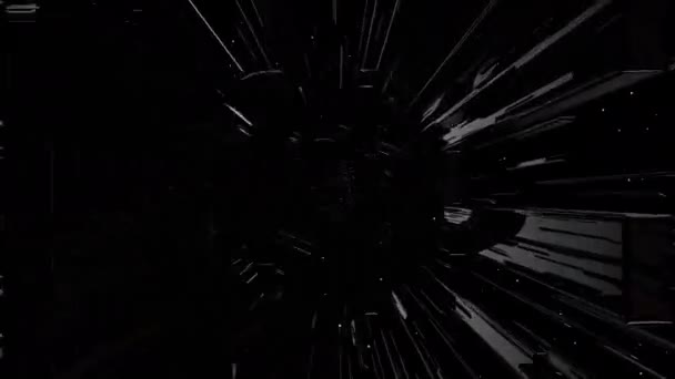 Руйнування Цифрової Візуальної Анімації Петлі Безшовні Абстрактні Геометричні Вибуховий Ефект — стокове відео