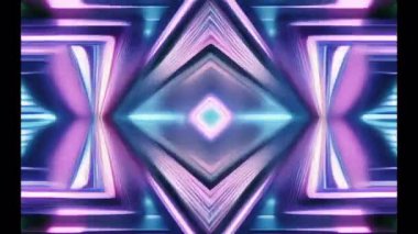 Trans aksesuar dijital görsel animasyon. Başlıklarda, sunumlarda veya VJ kullanımında kullanmak için ideal döngüsüz renksiz geometrik patlayıcı etkisi görüntüsü. 