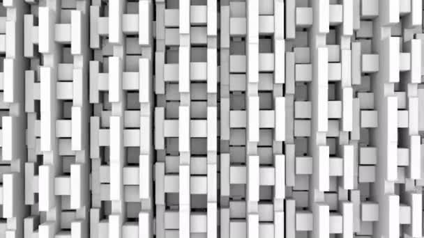 Тінь Вирізала Цифрову Візуальну Анімацію Петлі Безшовні Абстрактні Геометричні Вибуховий — стокове відео