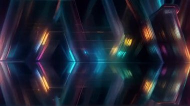 Parlak neon ile soyut arkaplan