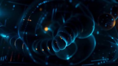 Parlak neon ile soyut arkaplan