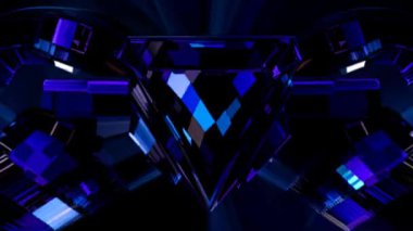 soyut fütüristik duvar kağıdı, neon ışıklı dijital arkaplan