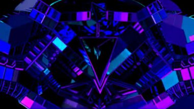 soyut fütüristik duvar kağıdı, neon ışıklı dijital arkaplan