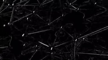 Pulse soyut arkaplanı sıçrat. neon çizgileri 