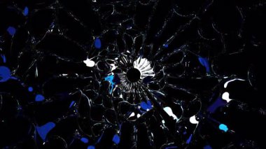 hayali fraktal neon soyut arkaplan 