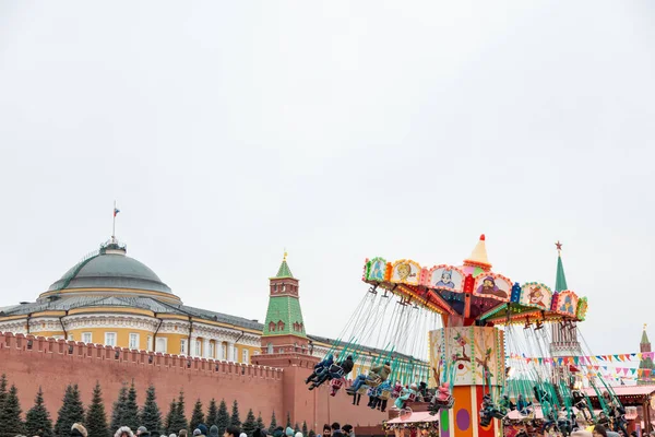 Moscú Rusia Ciudad Moscú Navidad — Foto de Stock