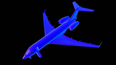 3D illüstrasyon için bombardıman uçağı 6000