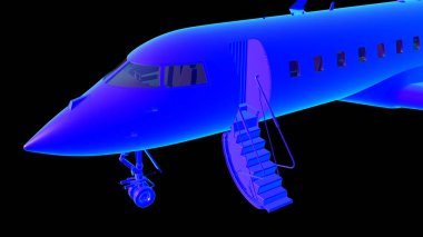 3D illüstrasyon için bombardıman uçağı 6000