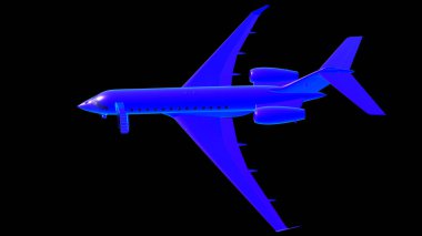 3D illüstrasyon için bombardıman uçağı 6000