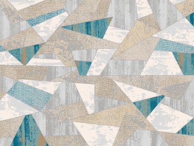 Kusursuz desen. Modern stil soyut doku. Geometrik fırça etkisi tasarımı ve tekstil deseni. Halı. Doku, soyut. Vektör. Eski kağıt. Geçmişi. Damask.