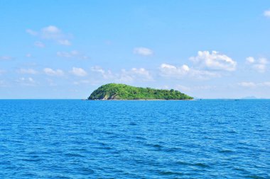 Güney Vietnam 'ın Kien Giang eyaletindeki Ba Lua Takımadası' nın sakin kıyı manzarası. 