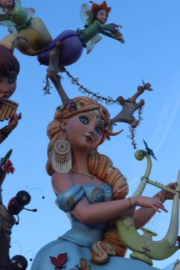 Puerto de Sagunto, Valencia, İspanya, Fallas 2023
