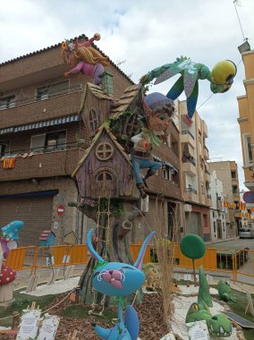 Puerto de Sagunto, Valencia, İspanya Fallas 2025