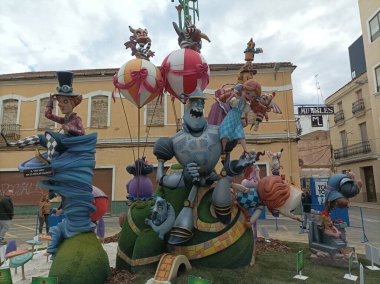 Puerto de Sagunto, Valencia, İspanya Fallas 2025