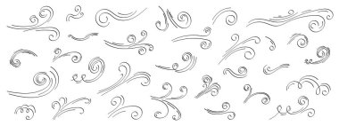 Hareketi tasvir eden girdap çizgileri, hava çizimleri veya soyut tasarımlar için uygundur