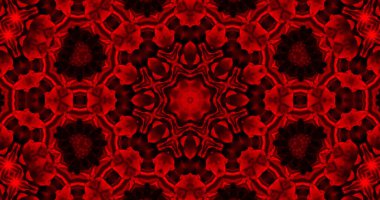 Kaleydoskop Hareketi Kusursuz Desenler Tasarımı. Soyut Neon Kaleydoskop Geçmişi. Eşsiz Doku Kaleydoskop Tasarımı.