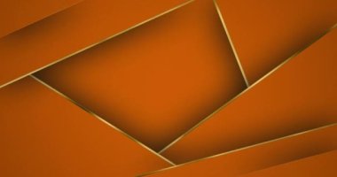 4k Abstract luxury backgrounds with golden metallic striped grid. Geometric graphic motion animation. Seamless looped dark backdrop. Simple elegant universal minimal Background.