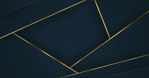 Abstract Luxury Backgrounds Golden Metallic Striped Grid Geometric Graphic Motion — 비디오