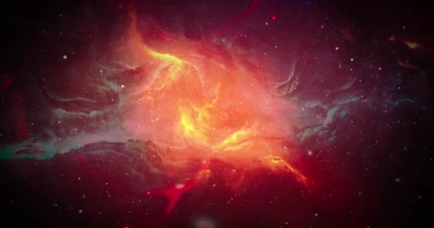 Двигаясь Звездной Туманности — стоковое видео