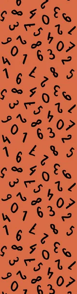 키보드 이미지가 주형이죠 숫자들의 집합입니다 주황색 삽입을 사이트 — 스톡 사진
