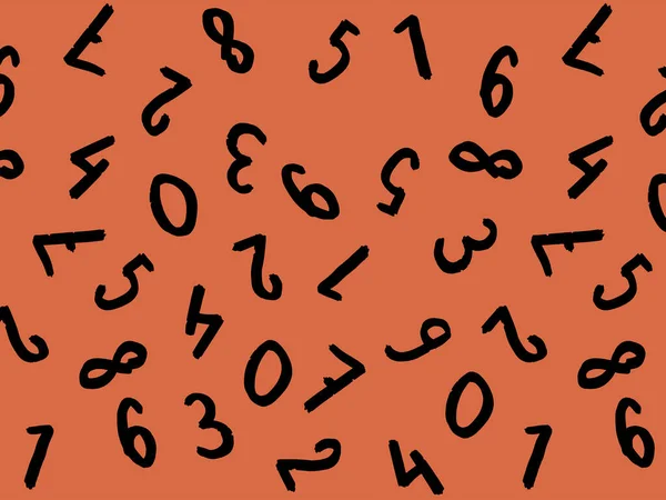 키보드 이미지가 주형이죠 숫자들의 집합입니다 주황색 이미지 — 스톡 사진