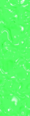 Neon yeşilinin cam yüzeyinin soyut dokusu. Suyun parlak yüzeyi. Sıvı erimiş altın dokusu. Bölgeye yerleştirmek için dikey pankart. 3 boyutlu görüntü. 3B görüntüleme.
