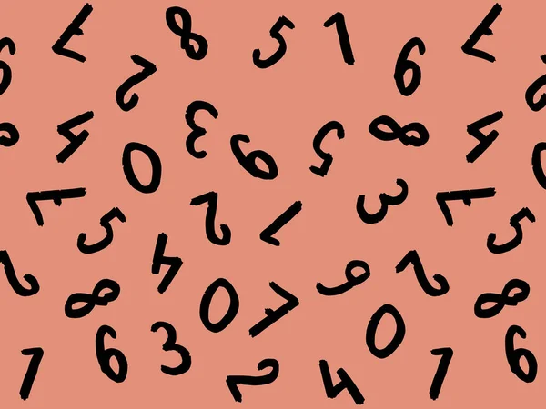 Șablon Imaginea Simbolurilor Tastaturii Set Numere Şablon Suprafaţă Fundal Roșu — Fotografie, imagine de stoc
