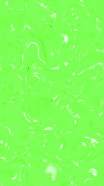 Lime Green 'in cam yüzeyinin soyut dokusu. Suyun parlak yüzeyi. Sıvı erimiş altın dokusu. Dikey görüntü. 3 boyutlu görüntü. 3B görüntüleme.