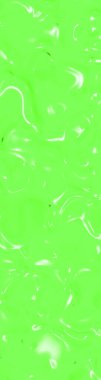 Lime Green 'in cam yüzeyinin soyut dokusu. Suyun parlak yüzeyi. Sıvı erimiş altın dokusu. Bölgeye yerleştirmek için dikey pankart. 3 boyutlu görüntü. 3B görüntüleme.