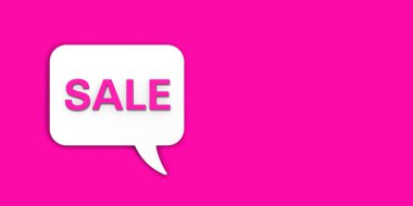 Terfi bildirimi. Koleksiyon satışı. Mevsimlik satış. Kâr. Yazıt satışı. Yatay görüntü. Bölgeye yerleştirme pankartı. 3 boyutlu görüntü. 3B görüntüleme.