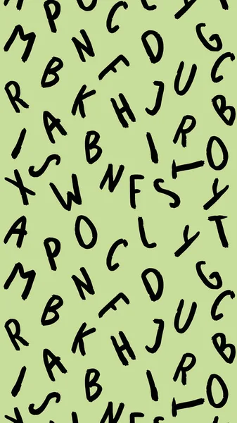 具有键盘符号图像的模板 一套字母 表面模板 面食豌豆背景 垂直图像 — 图库照片