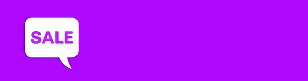 Beyaz Mesaj Panosunda Yüzde Violet Işareti Var Faiz Geri Çekme — Stok fotoğraf