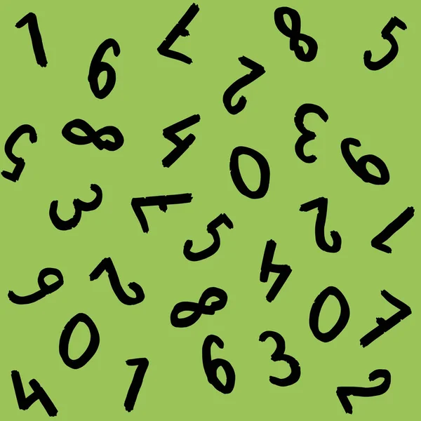 具有键盘符号图像的模板 一组数字 表面模板 豌豆背景 正方形图像 — 图库照片