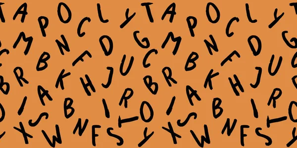 Mal Med Bilde Symboler Tastaturet Brevsamling Overflatemal Gul Oransje Bakgrunn – stockfoto