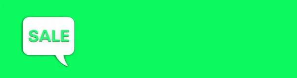 Vihreän Prosentin Merkki Valkoisessa Ilmoitustaulussa Koronpoistosignaali Alennusilmoitukset Viesti Vihreällä Taustalla — kuvapankkivalokuva
