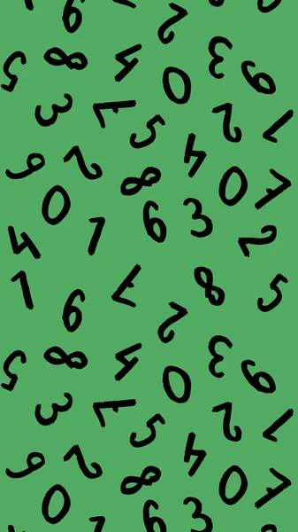 キーボード記号のイメージのテンプレートです 数字のセットだ 表面テンプレート 緑の紫の背景 垂直画像 — ストック写真